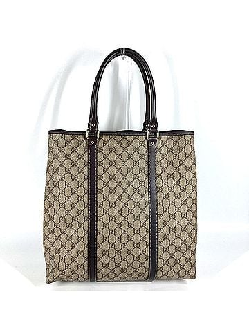Gucci GUCCI 228668 GG Plus Tote Bag Shoulder Leather Men's Beige G-240410-51 (view 1)