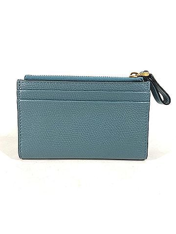 Valentino VALENTINO TW2P0T46RQR V Compact Wallet Bi-fold Leather Men's Blue G-240510-56 (view 1)