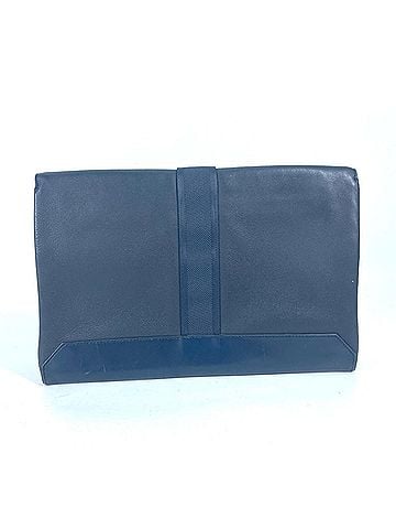 Hermès HERMES City Slide Pouch/Clutch Bag in Navy Leather for Men (view 2)