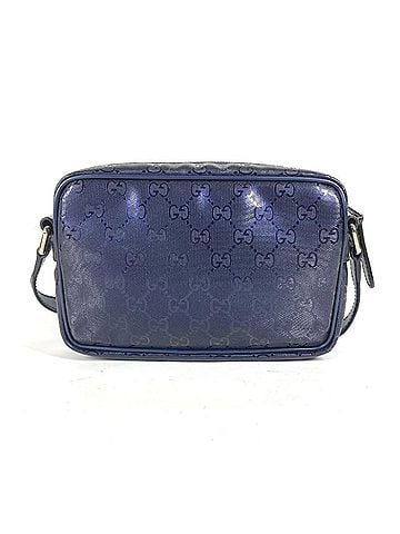Gucci GUCCI 201447 GG Imprime Pochette Shoulder Bag Leather Men's Blue MO-240623-28 (view 1)