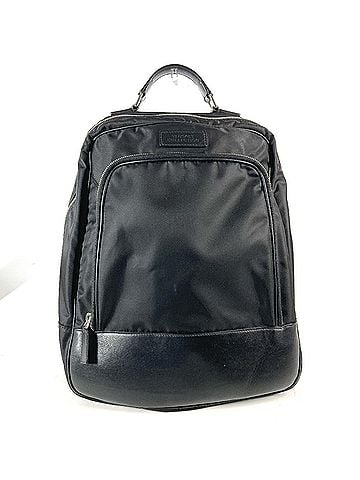 Versace VERSACE Versace Backpack Bag Handbag Rucksack Nylon Leather Men's Black (view 1)