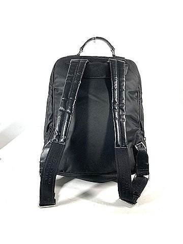 Versace VERSACE Versace Backpack Bag Handbag Rucksack Nylon Leather Men's Black (view 2)