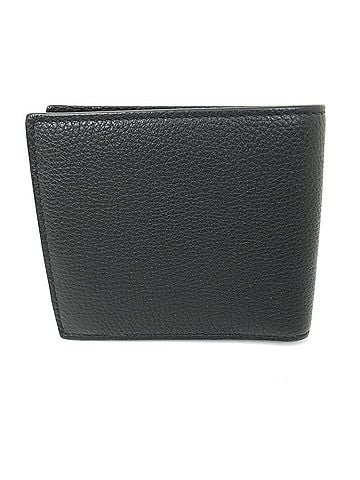 Gucci GUCCI 496316 Printed Compact Wallet Bi-fold Leather Men's Black E-240626-5 (view 2)
