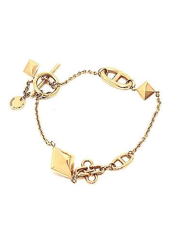 Hermès HERMES 750PG Chaine d'Ancre Medor Ronde Multi K18PG Bracelet Women's Rose Gold (view 1)