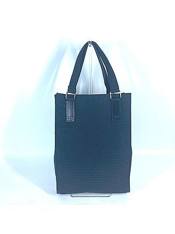 Christian Dior Christian Dior Dior Shoulder Bag Tote Leather Canvas Women's Black L-240725-3 (view 1)
