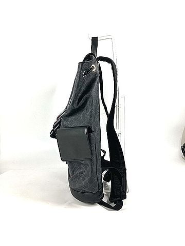 Gucci GUCCI 49556 GG Supreme Tiger Backpack Rucksack Canvas Men's Black E-240726-9 (view 1)