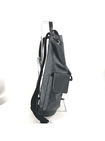 Gucci GUCCI 49556 GG Supreme Tiger Backpack Rucksack Canvas Men's Black E-240726-9 (view 2)