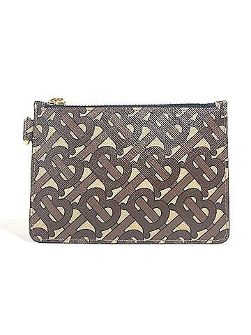 Burberry BURBERRY TB Wallet/Coin Case Wallet Coin Purse Pouch Leather Women's Brown D-240818-21 (view 1)