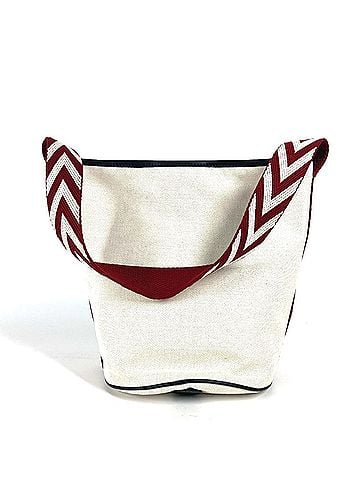 Bally BALLY 6232568 Bucket BRUNILLE Handbag Shoulder Bag Canvas Men's White KS-240807-20 (view 1)
