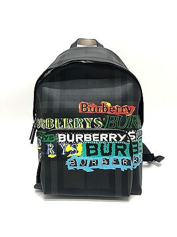 Burberry BURBERRY Burberry Graphic Check Backpack Bag Women's Grey (view 1)