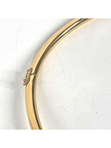 Louis Vuitton LOUIS VUITTON MP2409 Feather Necklace, Choker Metal, Women's, Gold, MO-240818-15 (view 2)