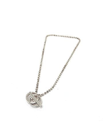 Gucci GUCCI 216435 Double G Ball Chain Necklace SV925 Women's Silver T-240901-7 (view 1)