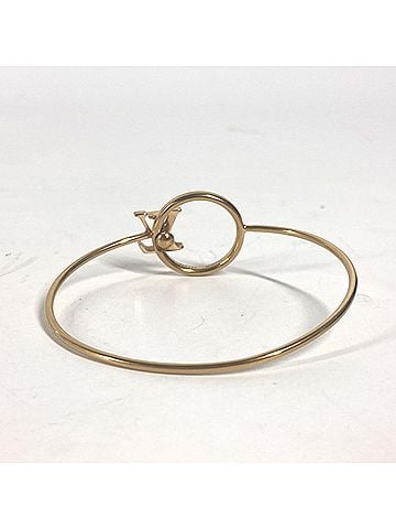 Louis Vuitton LOUIS VUITTON M00766 Bracelet Rigid LV Eclipse Bangle Metal Women's Gold G-240925-40 (view 2)
