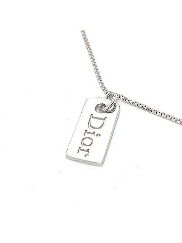 Christian Dior Christian Dior Dior Plate Star Chain Necklace Accessory GP Women's Silver T-241001-3 (view 2)