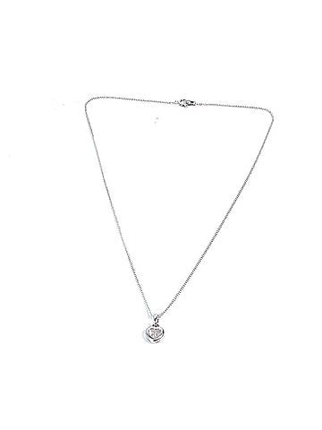 Chopard Chopard Heart Happy Diamond Necklace Chain Pendant Top K18WG Women's Silver (view 2)