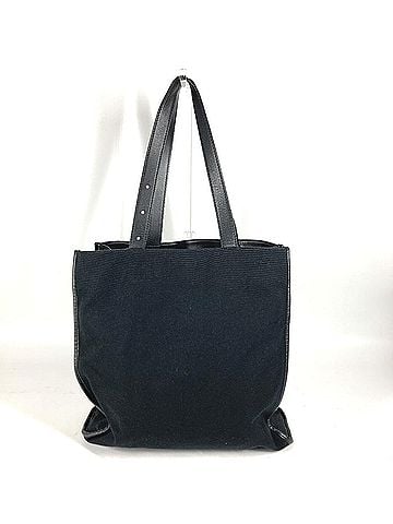 Fendi FENDI 7V35 Shoulder Bag FF Tote Canvas Leather Men's Women's Black (view 2)