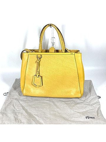 Fendi FENDI 8BH250 Shoulder Bag Tote Toujour Handbag Leather Women's Yellow OT-241104-19 (view 1)
