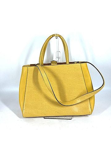 Fendi FENDI 8BH250 Shoulder Bag Tote Toujour Handbag Leather Women's Yellow OT-241104-19 (view 2)
