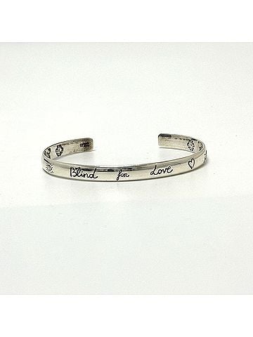 Gucci GUCCI 454287 Blind for Love Bangle SV925 Women's Silver (view 2)