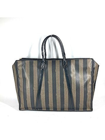 Fendi FENDI ZUCCA Extra Large Bag Travel Boston Leather Men's Brown (view 2)