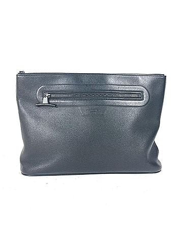 Louis Vuitton LOUIS VUITTON M63268 Dark Infinity Pochette Cosmos Pouch Clutch Bag Leather Men's Black (view 1)
