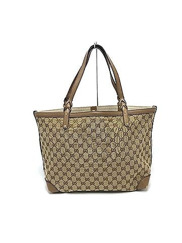 Gucci GUCCI 247209 GG Canvas Tote Bag Women's Beige x T-241201-8 (view 1)