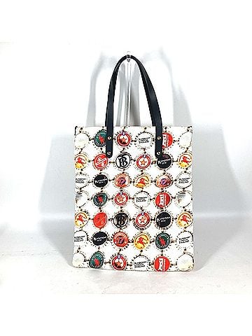 Burberry BURBERRY 8022365 Tote Bag Shoulder Nylon Leather Men's Women's Multicolor (view 2)
