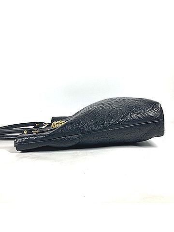 Versace VERSACE Medusa Tote Bag Shoulder Handbag Leather Men Women Black D-241219-10 (view 2)
