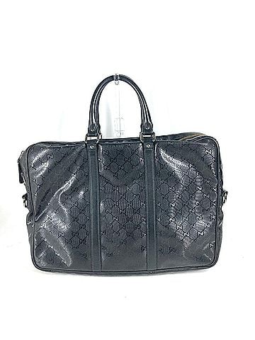 Gucci GUCCI 201480 GG IMPRIME Handbag Tote Bag Men's Women's Black D-241205-3 (view 1)