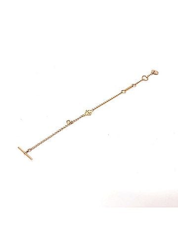 Hermès HERMES Hermes Bracelet Gunbird Clou de Sel H Bar Toggle Clasp K18PG Women's Gold (view 2)