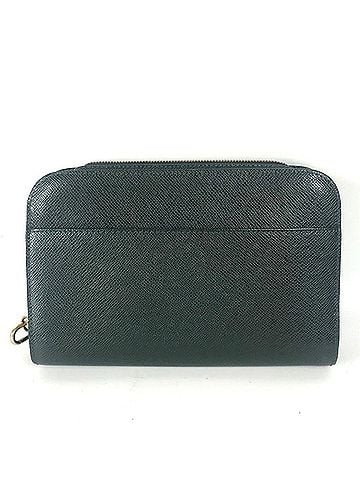 Louis Vuitton LOUIS VUITTON M30184 Taiga Baikal Clutch Bag Pouch Second Leather Men's Episea Green G-241210-37 (view 1)