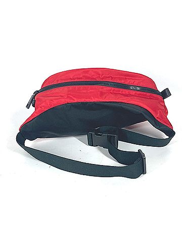 Versace VERSACE Versace Cross Shoulder Bag, Waist Pouch, Belt Logo, Tricolor Color, Body Nylon, Men's, Women's, Red (view 2)
