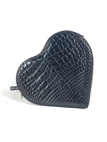 Fendi FENDI Vintage Heart Backpack Bag Rucksack Leather Women's Black (view 1)
