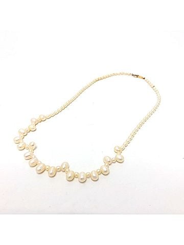 Tasaki Tasaki Pearls TASAKI Freshwater Baroque Pearl Accessories Necklace K18 Women's White (view 1)