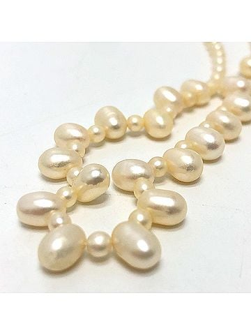 Tasaki Tasaki Pearls TASAKI Freshwater Baroque Pearl Accessories Necklace K18 Women's White (view 2)