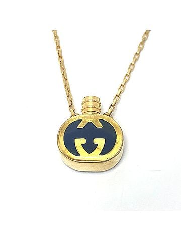 Gucci GUCCI GG Perfume Bottle Chain Necklace Accessory Small Item GP Women's Gold (view 2)