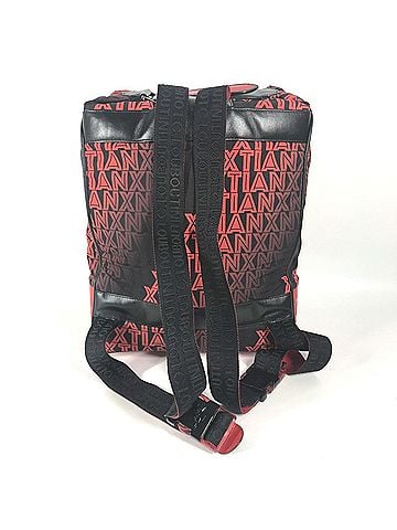 Christian Louboutin Christian Louboutin Backpack, All-over Pattern, Bicolor, 2-Way Bag, Handbag, Rucksack, Nylon, Leather, Men's, Black (view 2)