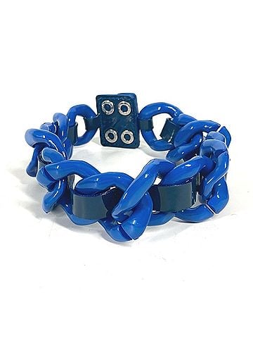 Versace VERSUS Versace VERSACE Chain Necklace Accessories Plastic Men Women Blue (view 1)