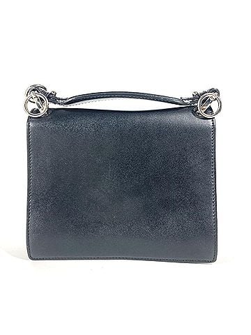 Fendi FENDI 8M0381 Mini Canai Studs Bag Flap Handbag Leather Women's Black (view 2)