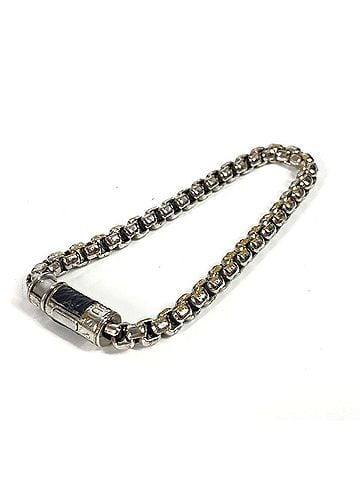 Louis Vuitton LOUIS VUITTON M63107 Monogram Eclipse Bracelet Chain Accessory Bangle Metal Men's Women's Black (view 2)