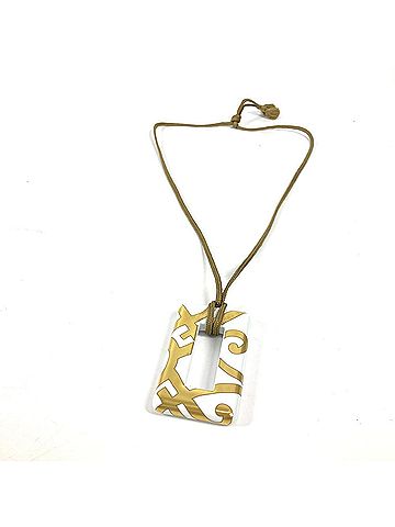 Hermès HERMES Hermes Accessories Ceramic Necklace Porcelain Women's White (view 2)