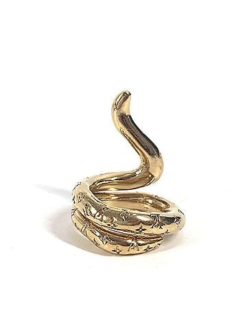 Louis Vuitton LOUIS VUITTON Louis Vuitton Trioberg Tentacool Nanogram Ring Accessories Rings Metal Women's Gold (view 1)