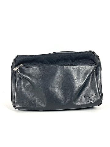 Fendi FENDI 7VA411 Monster Eye Logo FANTASTIC Crossbody Bag Handbag Pochette Shoulder Nylon Leather Men's Women's Black (view 2)