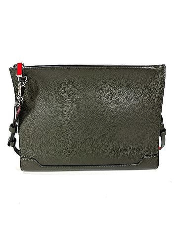 Christian Louboutin Christian Louboutin Logo 2WAY Bag Pochette Clutch Shoulder Leather Men Women Khaki (view 2)