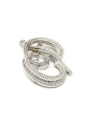 Christian Dior Christian Dior Dior Logo CD Brooch Pin Accessory Metal Women's Silver (view 2)