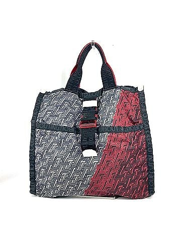 Christian Louboutin Christian Louboutin Logo 2WAY Bag Handbag Tote Shoulder Nylon Men's Women's Red (view 1)