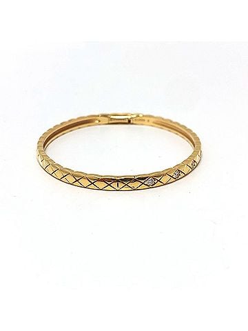Chanel CHANEL J12327 Coco Crush Collection 9P Diamond Accessory Bracelet K18YG Women's Gold (view 2)
