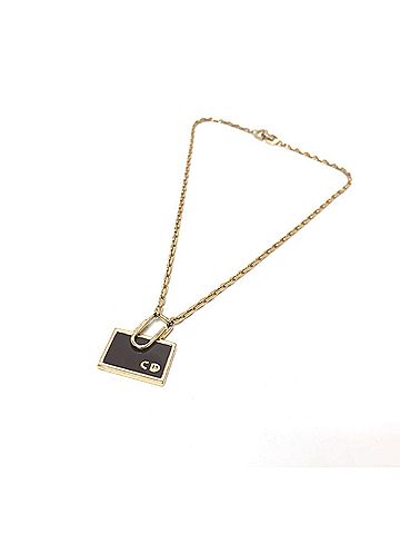 Christian Dior Christian Dior Dior bag motif chain necklace GP ladies gold (view 2)