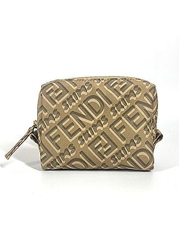 Fendi FENDI 8N0179 SKIMS Collaboration Logo Multi-Pouch Cosmetic Pouch Nylon Women's Beige (view 2)