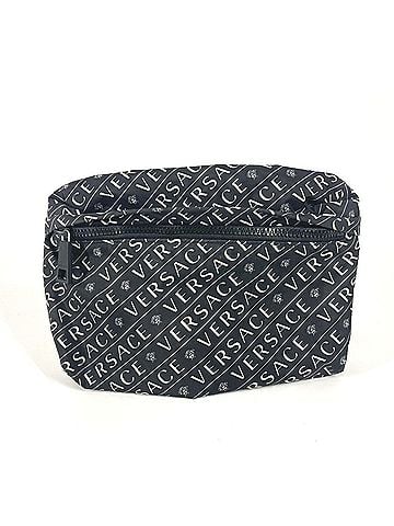 Versace Versace Two-Tone Logo Medusa Crossbody Belt Bag, Nylon Waist Body Men's/Women's, Black (view 1)